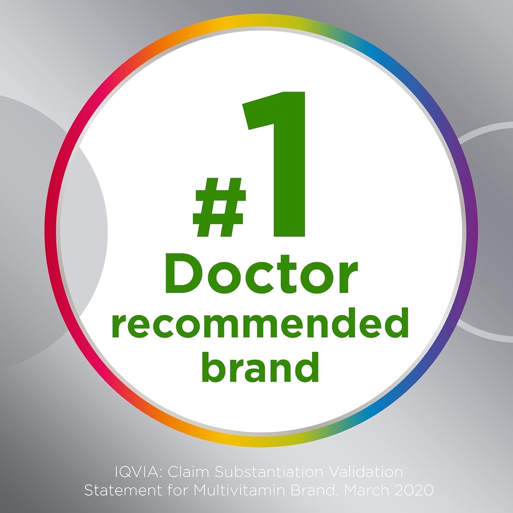 Centrum Silver Multivitamin for Adults 50 Plus, Multivitamin/Multimineral Supplement with Vitamin D3, B Vitamins, Calcium and Antioxidants, Gluten Free, Non-GMO Ingredients - 125 Count 5