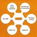 Turmeric Curcumin Complex with Piperine, 100% Pure - 120 Capsules 4
