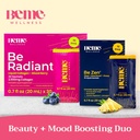 BeMe BeRadiant Berry & BeZen Bundle - Liquid Collagen & Magnesium Glycinate L-Theanine Supplements 3