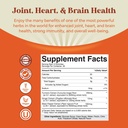 Bundle of Extra Strength Hawthorn Berry Capsules - Heart Health Supplement and Turmeric Curcumin Immune Support Gummies - Immune Booster Turmeric Gummies for Joint Support and Advanced Skin Care 4