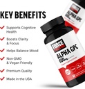 FORCE FACTOR Alpha GPC Brain Supplement for Memory and Focus, Mood Support Supplement with Alpha GPC 600mg, Premium Quality, Vegan, Non-GMO, 60 Capsules 3