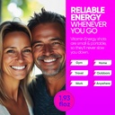 Vitamin Energy Mood+ Extra Strength Energy Shot Tropical Berry 4 Pack, 260mg Natural Caffeine, B-Vitamins, Rhodiola, Chamomile, Mood & Energy Support, Zero Sugar, Gluten-Free, Vegan, 1.93 fl oz 5