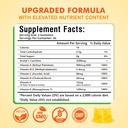 2 Pack Acetyl L-Carnitine Gummies for Men & Women - Daily Energy Support with Immune Support Gummies, Mango Flavor, 120 Count 5