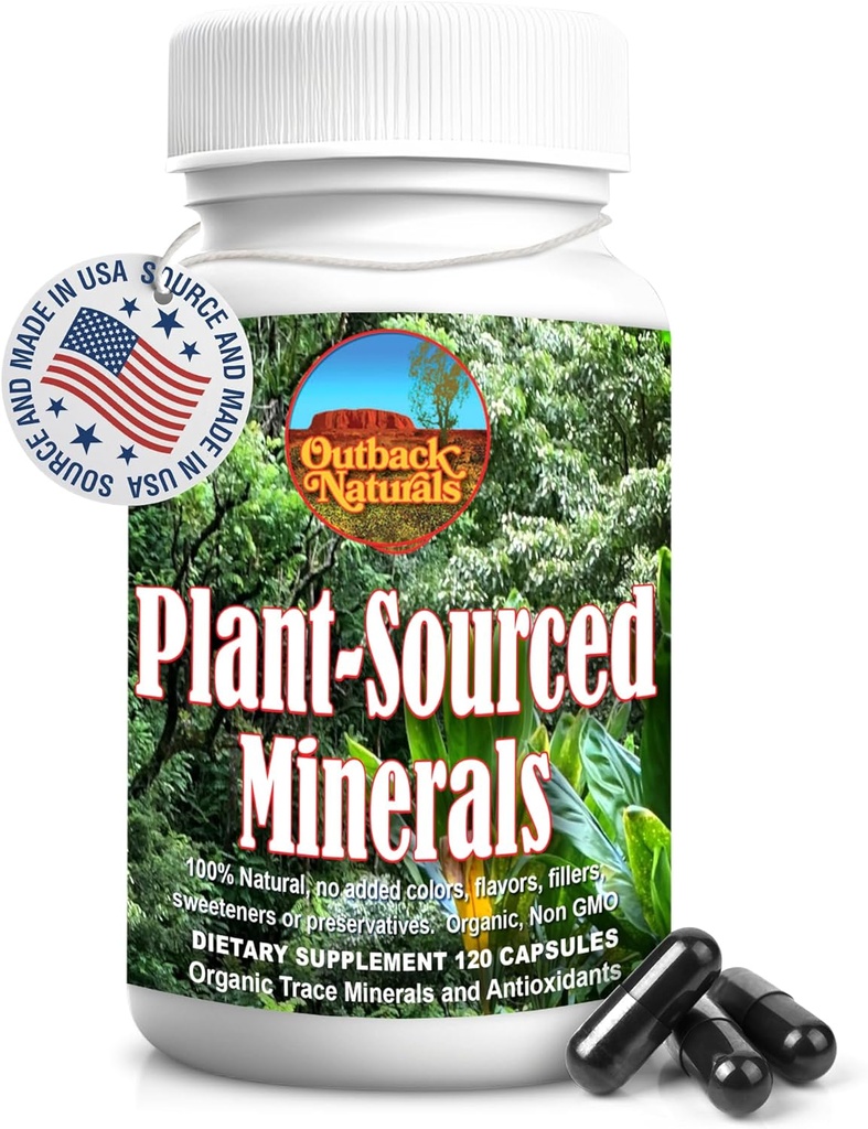 Fulvic Humic Mineral Blend of Plant-Sourced Trace Minerals, Electrolytes, Gut Health, Cognitive & Immune Support, Pure Vitality Formula for Strength - - 120 Capsules 2