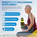 Dr. Brian Policosanol 20mg | 90 Policosanol Tablets for Heart Health Support | Non-GMO, Vegan, Gluten Free, Dairy Free 3
