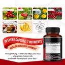 7 in 1 Ultra Hawthorn Berry with Uva Ursi Dandelion Cranberry Apple Cider Vinegar - Heart, Kinney Health Support 4