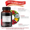 7 in 1 Ultra Hawthorn Berry with Uva Ursi Dandelion Cranberry Apple Cider Vinegar - Heart, Kinney Health Support 5