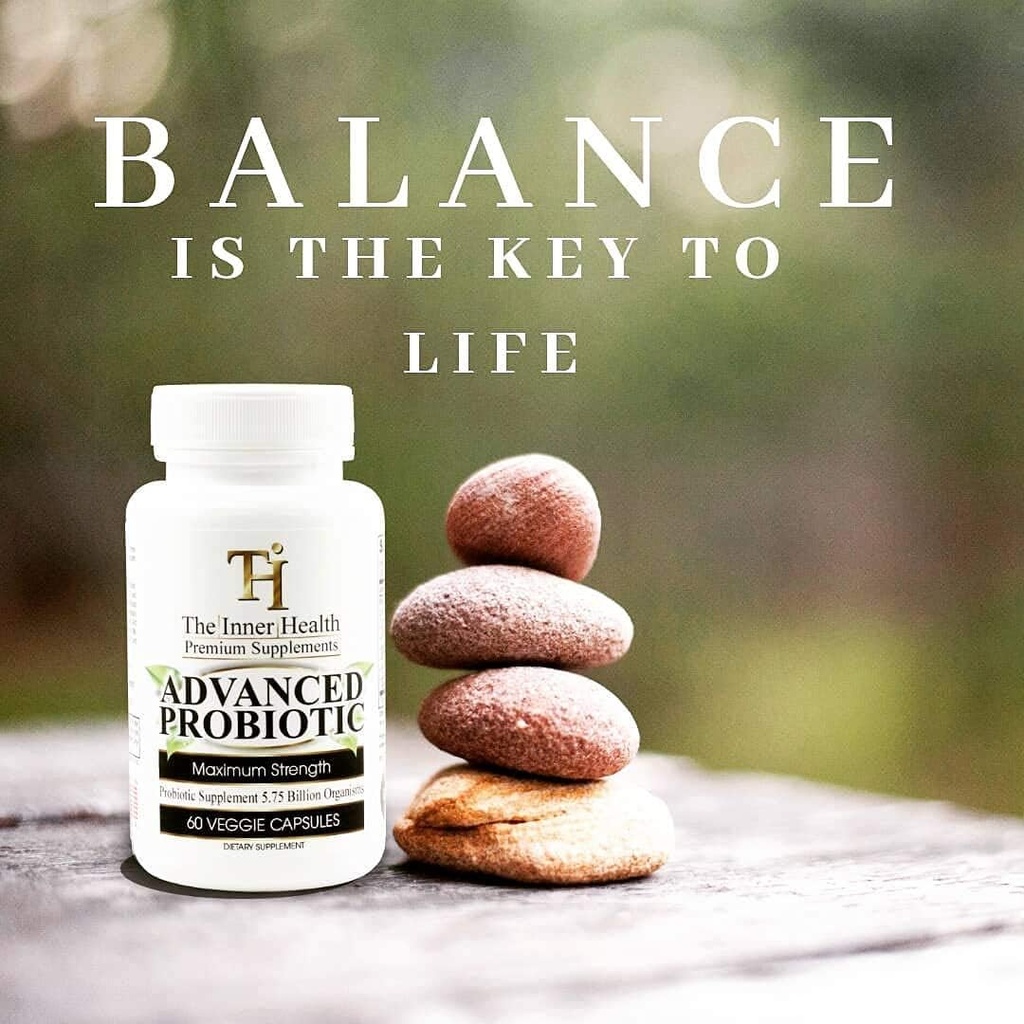 Advanced Probiotics for Women & Men to Support Healthy Gut & Immune System; 5.75 Billion Organisms; Bacillus Subtilis Lactobacillus Rhamnosus Acidophilus Probiotic L. Casei and More 5