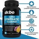 Thyroid Support & Lymphatic Drainage Supplements - Thyroid Supplement Complex Vitamin & Lymphatic Support Total Herbal Cleanse Products with Echinacea - Lymph Node Detox Cleanse System Drainage 4