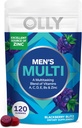 OLLY Men's Multivitamin Gummy, Immune Support, Vitamins A, C, D, E, B, Lycopene, Zinc, BlackBerry, 60 Day Supply - 120 Count 2