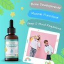 Nuvamin – Liquid Calcium & Magnesium Drops for Baby, Toddlers, Kids, & Adults, 2Fl.Oz (60ml), 30 Daily Servings. Great Taste - All Natural - Vegan - Superior Absorption 3