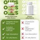 Vitamin D3 Jelly Beans - Chewable Vitamins Gummies for Kids Immune Support - Multivitamin Supplements for Bone & Joint Support - 2,000 IU Vegetarian Gummy - 120 Strawberry Flavor Beans 6