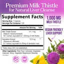 Milk Thistle Extract 1000mg - Liver Cleanse Detox & Repair Formula with Dandelion Extract - Herbal Liver Supplement - Nature's Milk Thistle w/Silymarin Marianum, Supports Liver Health - 120 Capsules 3