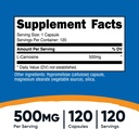 Nutricost L-Carnosine 500mg, 120 Capsules - Gluten Free & Non-GMO 3