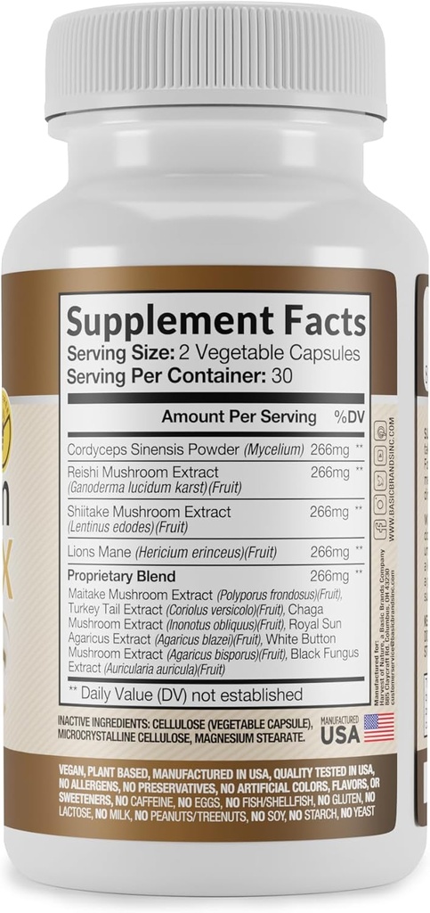 Harvest of Nature Mushroom Complex, 266 mg 4