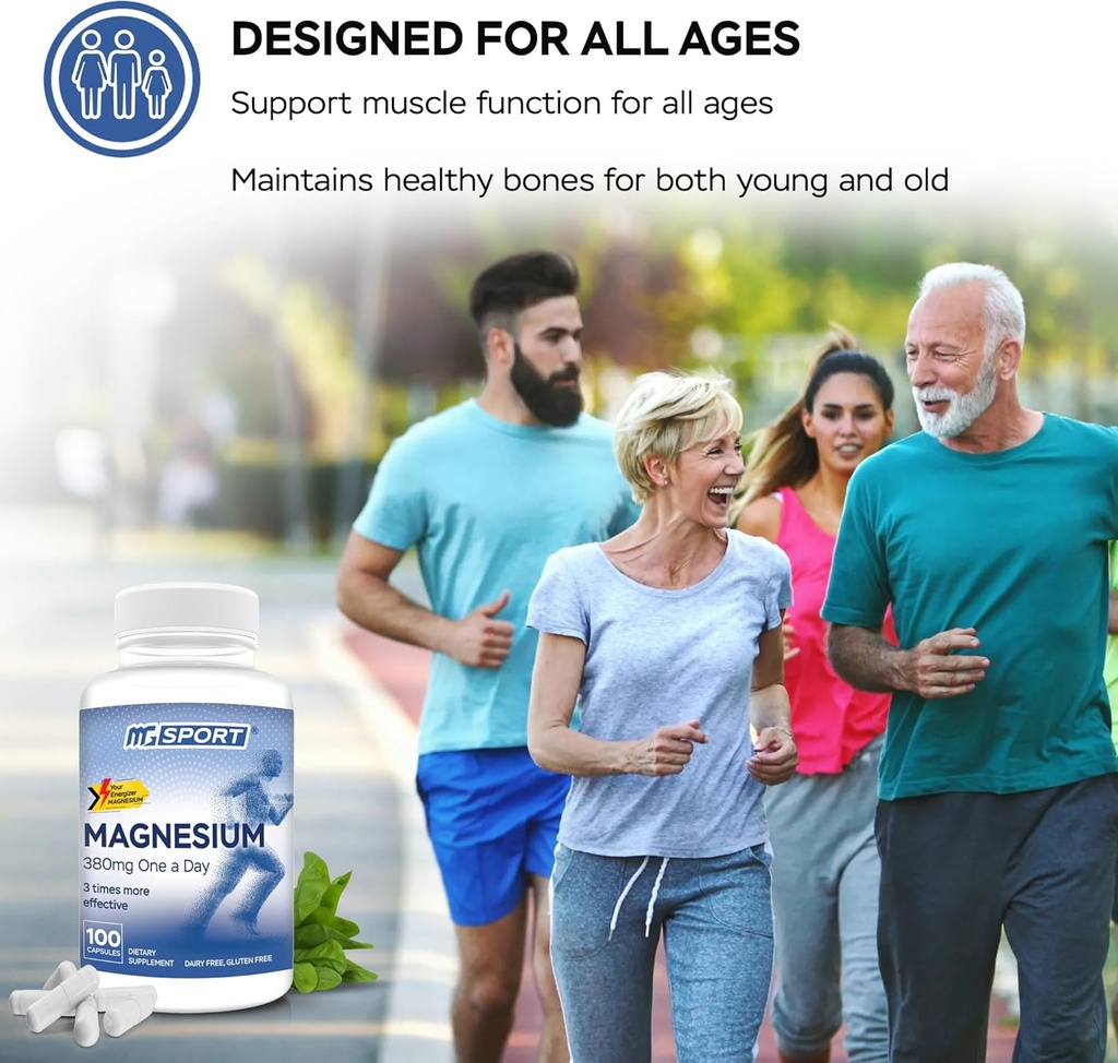 High Absorption Magnesium Supplement (100 Count) and Gel for Leg Cramps and Sore Muscles 5