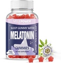 Melatonin Gummies 1mg for Kids (Sugar-Free) - Sleep Gummies with Vitamin B6 and Passionflower for Fall Asleep Faster, Vegan, Non-GMO, Strawberry Flavored 90 Count 2
