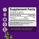 Bundle of High Absorption Magnesium Glycinate Capsules for Calming Sleep Plus Muscle Bone & Nerve Support and Multi Collagen Protein Powder for Women and Men - Hair Skin and Nails Vitamins 3