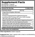 Dr. Clark Digestive Enzymes Supplement – 700mg, 50 Gelatin Capsules, Promotes Digestive Health & Gut Function 5