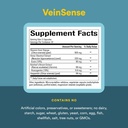 WomenSense VeinSense by Natural Factors, Beauty Supplement to Support Healthy Veins and Beautiful Legs, Vegan, Non-GMO, 60 capsules (20 servings) 5