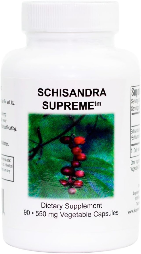 Supreme Nutrition Schisandra Supreme, 90 Pure Schisandra Fruit Vegetarian Capsules 2