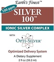 Silver 100 Ionic Silver Complex with Opti-Silver Optimized Delivery System for Immune Support - 100 ppm, 2oz (59.2mL) - Spray 3