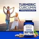 Doctor Morse's Turmeric Curcumin 1950mg & Saw Palmetto 5000mg Bundle - Joint Support, Prostate Health, and Overall Wellness with BioPerine & Potent Extracts, FDA-Registered, NSF-Certified 90 Capsules 3