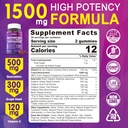 Resveratrol Supplement 1500mg - Resveratrol Gummies Supports NAD⁺, NMN & NMNH Synergy, with Quercetin, Grape Seed, Acai Berries Extracts for Antioxidant, Healthy Aging & longevity, Skin, Brain - 2Pcs 3