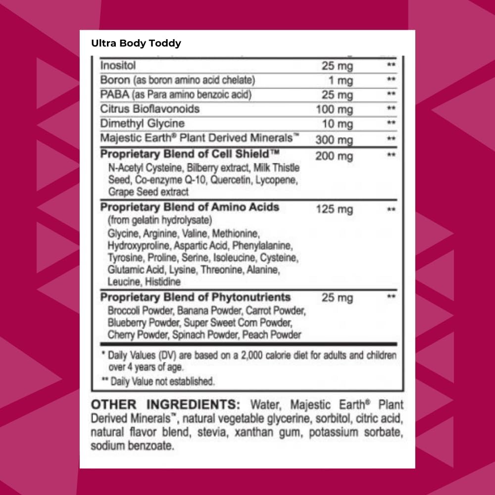 Youngevity Ultra Body Toddy - 100+ Nutrient Mega Multi-Vitamin Mineral Supplement for Men and Women - Enhanced Absorption - Phytonutrients - Amino Acids - (32 Fl Oz) 4