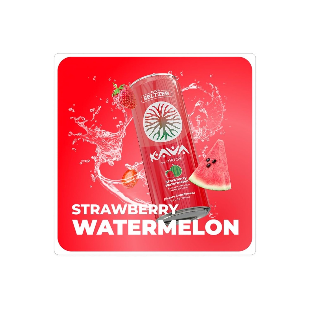 MITRA-9 Botanical Beverages - Kava Drink Flavor Variety Pack With Kava Root Extract - Mood Enhancer - Plant Based - Promotes Natural Calm & Clarity (12 Fl. Oz) (24) 3