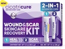 Cicatricure Skin Recovery Kit: Advanced Scar Gel & Open Wound Care Antibiotic Ointment, Reduces Stretch Marks, Surgical & Acne Scars, Treats Cuts & Burns, 1 oz Each - for Adults & Kids 2