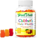 Greenfield Nutritions Kids Gelatin Free Halal Multivitamin Gummies - All Essential Halal Vitamins A, Bs, C, D, Iodine, Zinc for Immunity, Non-GMO, Children's Halal Vitamin Gummies (90 Count) 2