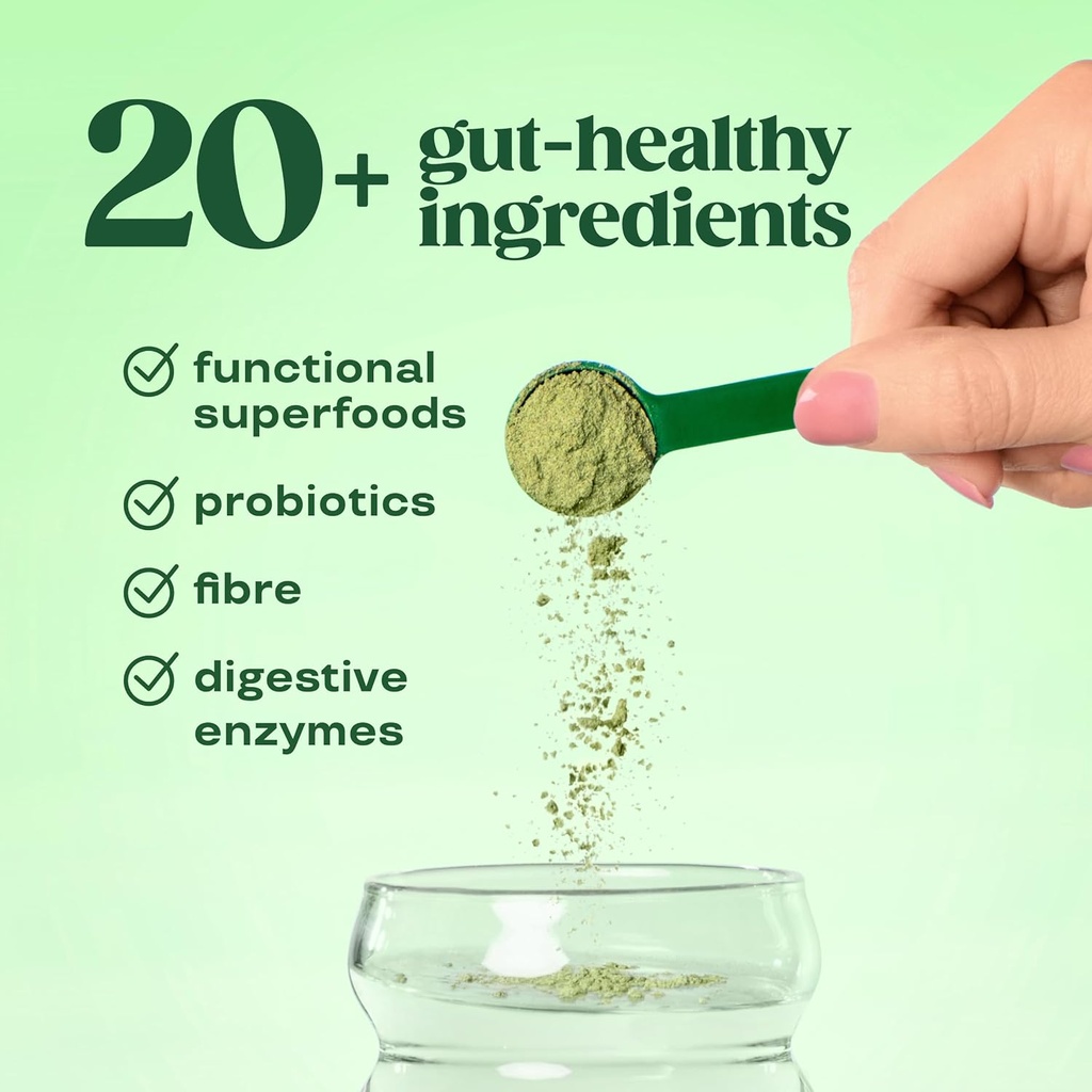 Bloom Nutrition Greens and Superfoods Powder Packets for Digestive Health, Greens Powder, Digestive Enzymes, Probiotics, Spirulina, Chlorella for Bloating & Gut Support, 15 Stick, Strawberry Kiwi 5