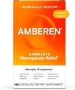 Amberen Menopause Supplement for Women, 180 Capsules, Clinically Proven, Helps Support Hormone Balance, Helps Relieve 12 Menopause Symptoms: Hot Flashes, Night Sweats, Mood Swings and More 2