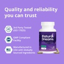 Univera 1mg Melatonin, Natural Dreams, Botanical & Herbal Ingredients, Support Sleep Quality, Refresh Morning, 250mg Maizinol, Sleep Aid (60 Capsules, 30 Day Supply) 3