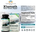 Premium Klamath Lake Blue Green Algae - More Powerful Than Spirulina and Chlorella Supplements | Pure Chlorophyll Rich SuperFood, Sourced from Organic Klamath Lake, 500mg, 60 Vegan Capsules 3
