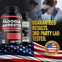Ultra Concentrated 86,000mg Fadogia Agrestis Tongkat Ali Blend – 200:1 Tongkat Ali + 10:1 Fadogia Agrestis + Bioperine - Maximum Strength Blend for Athletic Performance & Muscle Mass - 120 V-Caps 6