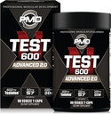 PMD Sports N-Test 600 Advanced Nitric Oxide Booster for Men - with Clinically Studied Testofen - Lean Muscle and Strength Gains with Estrogen Suppression (90 Veggie -Caps) 2
