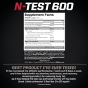 PMD Sports N-Test 600 Advanced Nitric Oxide Booster for Men - with Clinically Studied Testofen - Lean Muscle and Strength Gains with Estrogen Suppression (90 Veggie -Caps) 5