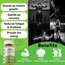 Creatine Monohydrate Gummies, Creatine for Men & Women, Chewable Creatine for Enhancing Focus and Endurance, 5g Creatine per Serving, Sugar-Free, 120 Count 4