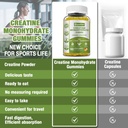 Creatine Monohydrate Gummies, Creatine for Men & Women, Chewable Creatine for Enhancing Focus and Endurance, 5g Creatine per Serving, Sugar-Free, 120 Count 6