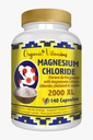 Magnesium Chloride (cloruro de magnesio) 140 Capsules - High Absorption Magnesium Supplement with Citrate, chelated and Oxide High Potency Mg. Easy to Swallow, Non-GMO 2