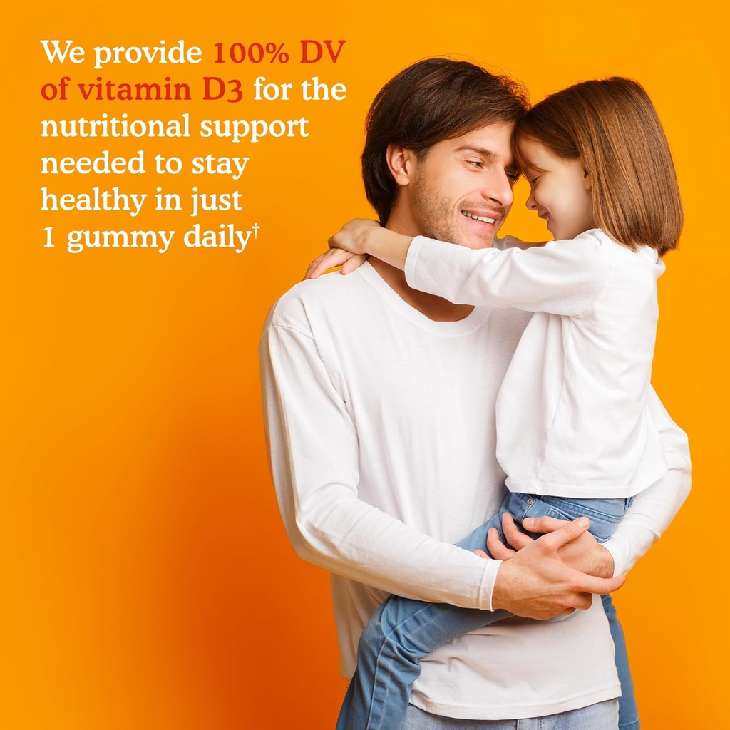 Garden of Life Kids Organic Vitamin D3 Gummies with 800 IU (100% Daily Value) for Strong Bones, Teeth, Brain & Immunity – Non-GMO, No Gluten, Vegetarian, Sugar Free, Orange Flavor, 60 Servings 4