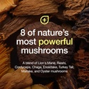 Fresh Nutrition Organic 8 Mushroom Complex Powder - Lion's Mane, Reishi, Cordyceps, Chaga, Enokitake, Turkey Tail, Maitake, and Oyster Mushrooms 5