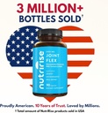 NutriRise Glucosamine Chondroitin Quercetin & MSM with Turmeric Curcumin 2100mg Triple Strength Joint Support Supplement for Women & Men with Boswellia & Bromelain, Gluten Free, Non GMO, 90 Count 6