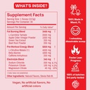 Peach Perfect Burn Baby Burn Pre Workout Powder for Women, Fruit Punch, for Energy, with Electrolytes, Apple Cider Vinegar, Natural Caffeine Green Tea, & L Carnitine, Energy Drink Powder, 30 Servings 6