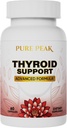 Thyroid Support Supplement- Metabolic Function, Energy & Focus, Mood Enhancer - Iodine from Kelp, Ashwagandha, Vitamin B12, Inositol, Ginseng, Magnesium - 60 Capsules for Men & Women 2