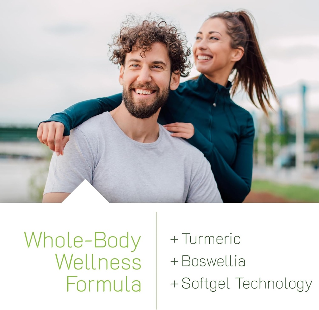 Irwin Naturals Whole-Body Turmeric+ - 60 Liquid Softgels - BioPerine Complex Enhanced Absorption - 30 Total Servings 5