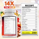 Ceylon Cinnamon, Turmeric, Apple Cider Vinegar, Ginseng, Aloe Vera, Berberine Plus Banaba, Ginger Root - 180 Count 6