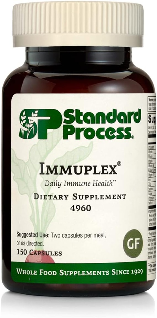 Standard Process Immune Support Bundle - Immuplex & Congaplex Supplement Set - Dietary Supplements for Immune System Health Support - Gluten-Free Supplements with Ribonucleic Acid & Vitamin C 4